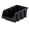 Storage Bins Plastic Order Picking Parts Boxes Lid Scooped Front Stackable Wall Garage Workshop Tool Container (Without lid, S - 155x100x70mm)