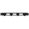 Intellinet 19 Inch Cable Management Panel, 1U, 4 Short Plastic Rings, Black