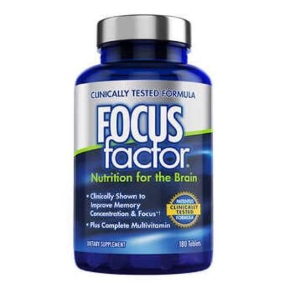 FOCUS factor 180 Nutrition for the Brain Dietary Supplement Tablets, EXP 09/2025