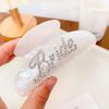 Bride hair claw clamp