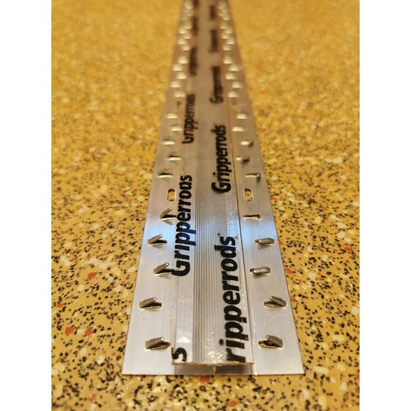 Double Door Bar Carpet to Carpet Colour Silver
