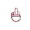 Middle Finger Cookie Cutter (4 inch)