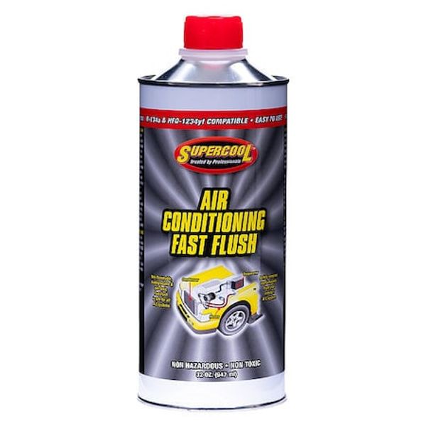 Supercool Ffq Air Conditioning Fast Flush, Can, 32Oz.