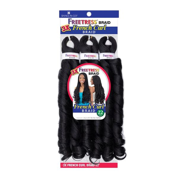 FREETRESS BRAIDS 3X French Curl Braid 22'' (3 Pack, 1)