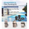 DE2400PAK2CS Filter Plumbing Kit Replace for Hayward Swim Clear Cartridge Filter