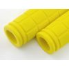 2 PCS Fluorescent Yellow Lock-on Bicycle Handlebar Grip Bar