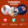 （2 Packs）TURMERIC 95% CURCUMIN EXTRACT TUMERIC BLACK PEPPER ANTIOXIDANT BEST NEW