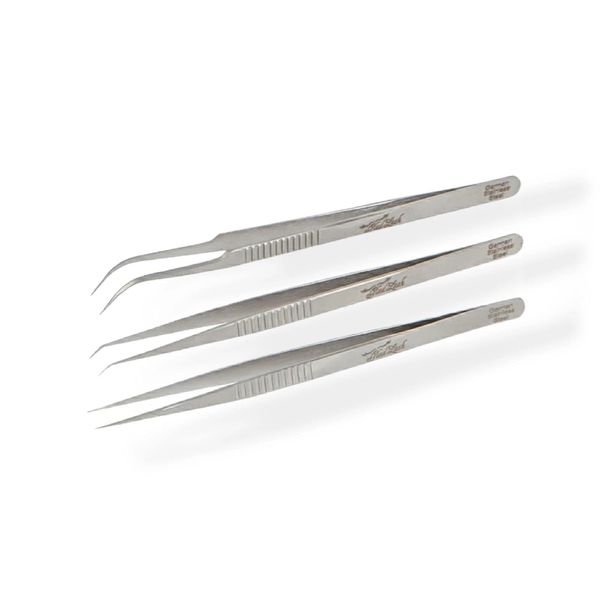 Light Lashing Professional Eyelash Extension Tweezer Kit