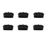 ChasCoCo 6 Pcs HDMI Receptacle Receiver Connector Socket Protective Cover Dust Cap Black