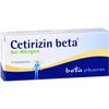 Cetirizin beta Filmtabletten bei Allergien, 7 St. Tabletten