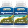 2 Pack Best Naturals Pregnenolone 30 mg 120 Tablets
