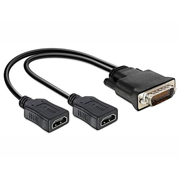 Delock Adapter DMS-59 Stecker zu 2X HDMI Buchse 20 cm