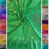 StoffBook Green Sequin Fabric Large Dots Sequins Fabric B436