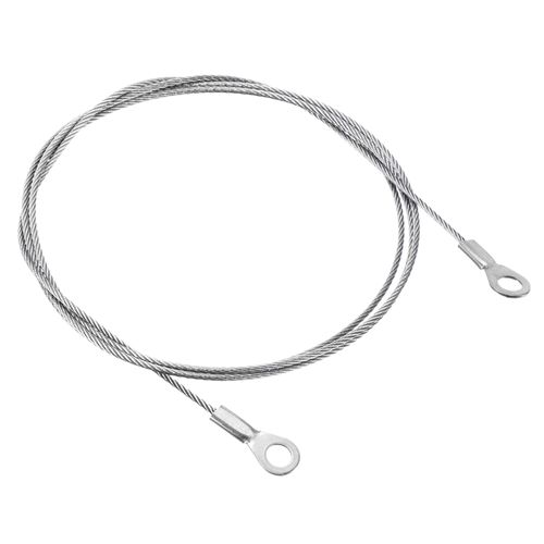 PATIKIL Stainless Steel Lanyard Cable 1.5mmx100cm, 10 Pack Eyelets Ended Security Wire Rope