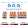Compact Wire Connectors, Aigreat 100pcs Compact Splicing Connectors, Assortment Conductor (100PCS)