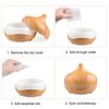 300ml Aroma Diffuser Essential Oil Diffuser Air Humidifier Ultrasonic Cool Mist