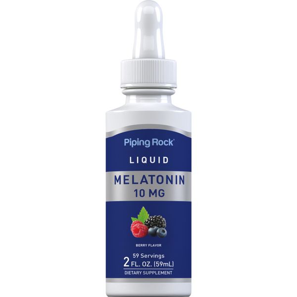 Liquid Melatonin 10 mg, 2 fl oz (59 mL) Dropper Bottle