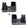 chenyang 2 Pack ATX 6Pin 180 Degree Angled Power Connector Adapter for GPU Graphics Card
