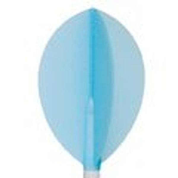 Cosmo Darts 6 Pack Fit Flight - Pear Dart Flight (Light Blue)