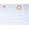 75pcs Plastic Motor Gear Set Kit Pack Assortment for Low Power DC Motors Hobby Electronics