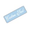 Custom Text Windshield Side Window Banner Decal Sticker 22" x 3.5"