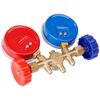 HVAC A/C Aircondition Pressure Gauge Manifold Kit Tools Charging Service