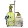 Fruits & Passion [Cucina] - Lime Zest & Cypress Tree Hand Care Duo Caddy Gift Set | Liquid Hand Soap Wash (5.1 oz) with Hand Cream Lotion (6.8 oz)