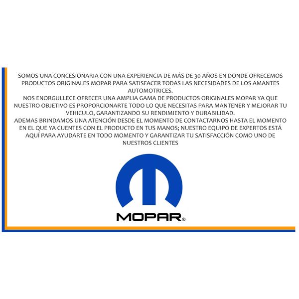 Mopar 04781166AC GASKET OIL FILTER ADAPTER