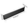 25" Bathroom Vanity Light Dimmable APP & Remote Control over Mirror Modern Black