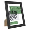 MCS Studio Document Frame, Gallery Wall Frame Fits 8.5 x 11 Diplomas, Documents & Certificates, Black Woodgrain, Single.