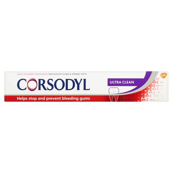 Corsodyl, Ultra Clean Daily Fluoride Toothpaste 75ml