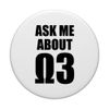 Ask Me About Omega 3 PopSockets mit austauschbarem PopGrip