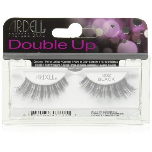Ardell Glamour 202 Double Up Eye Lashes, Black