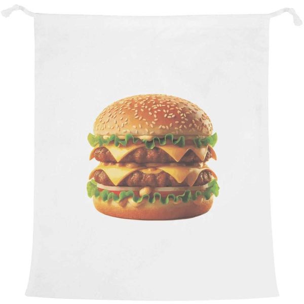 'Double Cheeseburger' Laundry/Washing/Storage Bag (LB00035980)