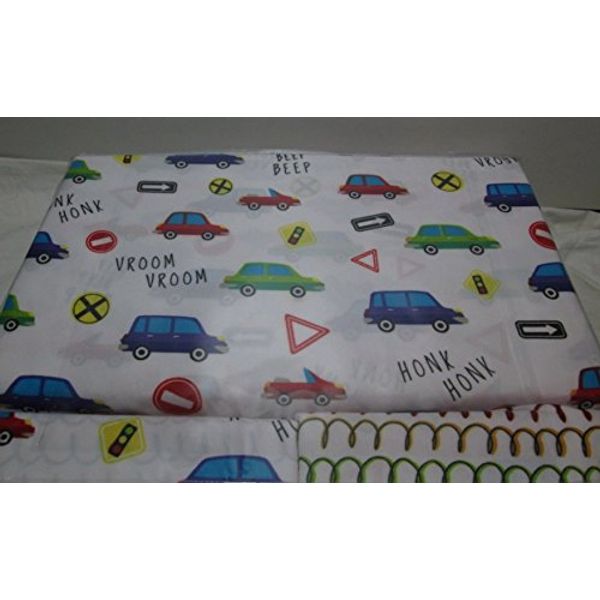 Max n Mitch 4 Piece Mix and Match Twin Sheet Set - Traffic Jam