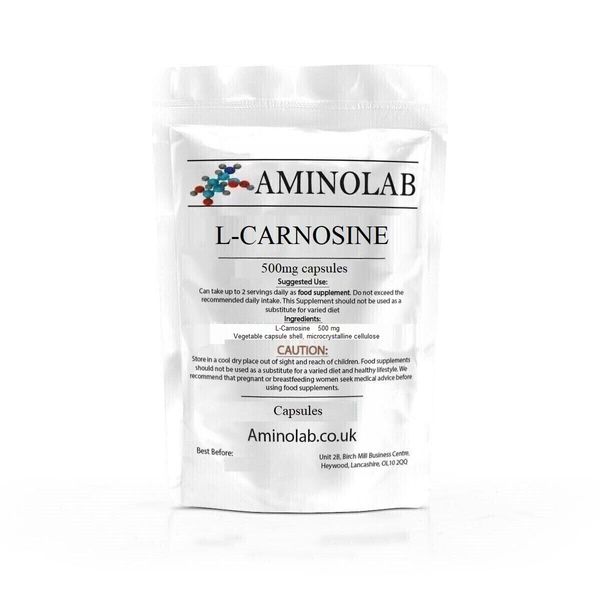 Aminolab - L-Carnosine 500mg 365 Capsules