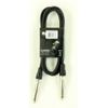 Plugger Male Jack/Male Mono 1.50m Audio Cable, Black