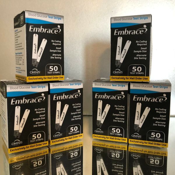 Embrace Blood Glucose Test Strips 300 Count.  EXP 01/2025 FREE SHIPPING