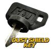 HD Switch Starter Ignition Key Switch Replaces Kubota 66101-55200 66101-55202 w/ 4 Keys & Free Carabiner - Fits G1700, G1800, G1900, G2000, G2160, G2460