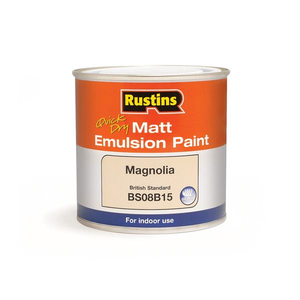 RUSTINS Matt Emulsion Paint Magnolia 250ml