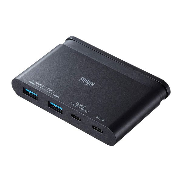 Sanwa Supply USB-3TCH17BK USB 3.1 Gen2 Type C Hub