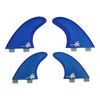 Honeycomb Quad 4 fin set (FCS compatible M5+G-X), Red