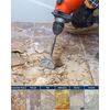 Firecore Tile Chisel SDS Plus 165mm x 70mm, Angled and Flat Chisel for Removing Tiles for Hammer Drill