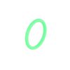 Barrow Replacement G1/4" O Ring - 10pcs - Green (OG-1410)