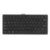 Dilwe K1000 Wired USB Mini Keyboard, Portable, Space-Saving, Plug and Play, Compact, Black, Ergonomic, PC Compatible