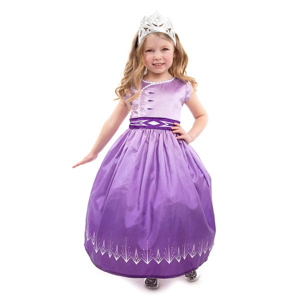 Little Adventures Ice Harvest Princess Dress Up Costume (Small (Age 1-3)) - Machine Washable Child Pretend Play and Party Dress with No Glitter