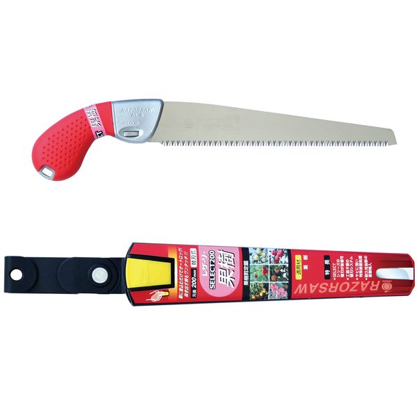 Gyokucho Sangyo SELECT200 Leather Saw, Fruit Tree, 156 Red