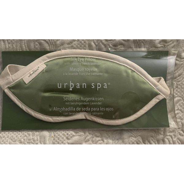 Urban Spa Silk Eye Pillow with calming French lavender