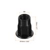 sourcing map M8 Rivet Nuts Thread Half Hexagonal Carbon Steel Flat Head Threaded Nut 60Pcs