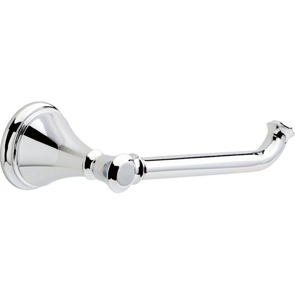 DELTA FAUCET Rubber Limited 79750 Cassidy Wall Mount Single Post Toilet Paper Holder Bath Hardware Accessory in Polished Chrome